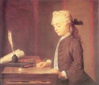 Chardin, Jean Baptiste Simeon - Portrait of Auguste Gabriel Godefroy